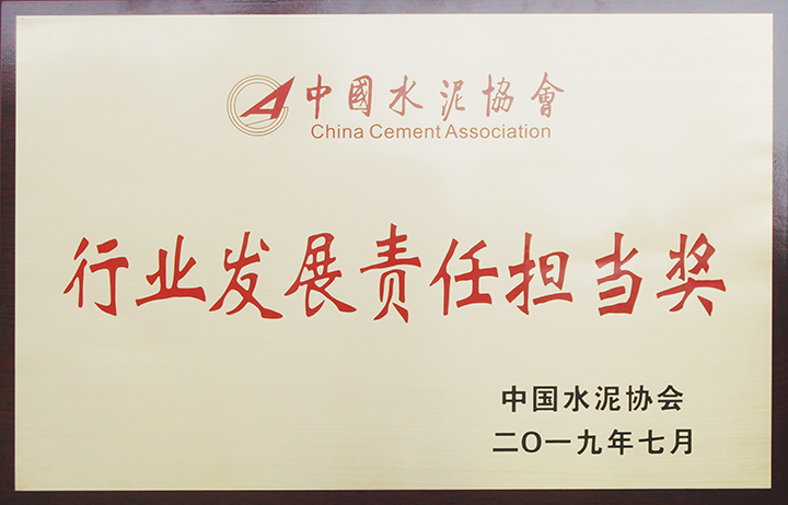 行業發展責任擔當獎(江西亞東)