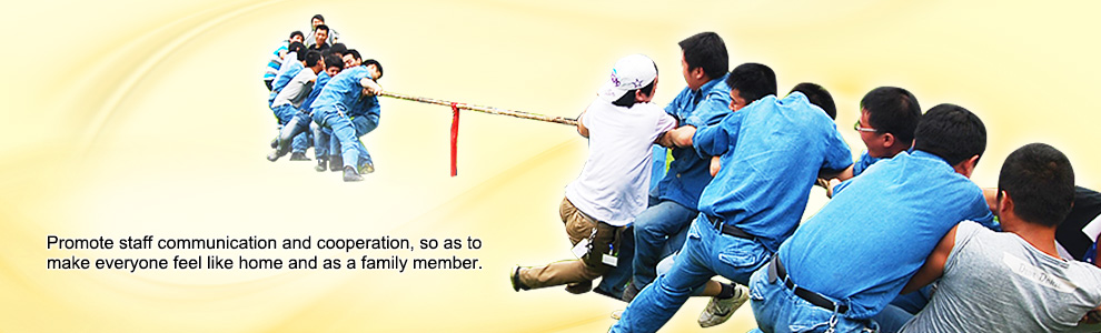 促進員工交流及協作，讓每個人在這和諧如家的家庭中快樂成長
